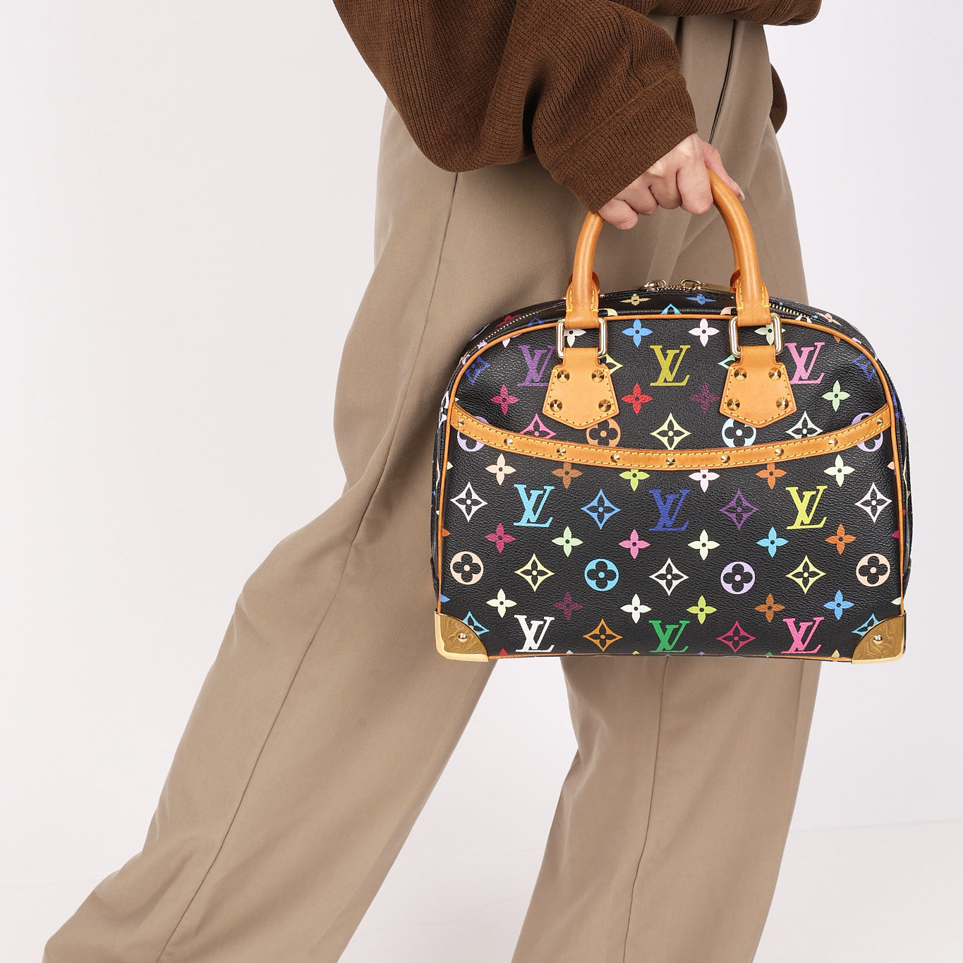 Louis Vuitton x Takashi Murakami Trouville Bag