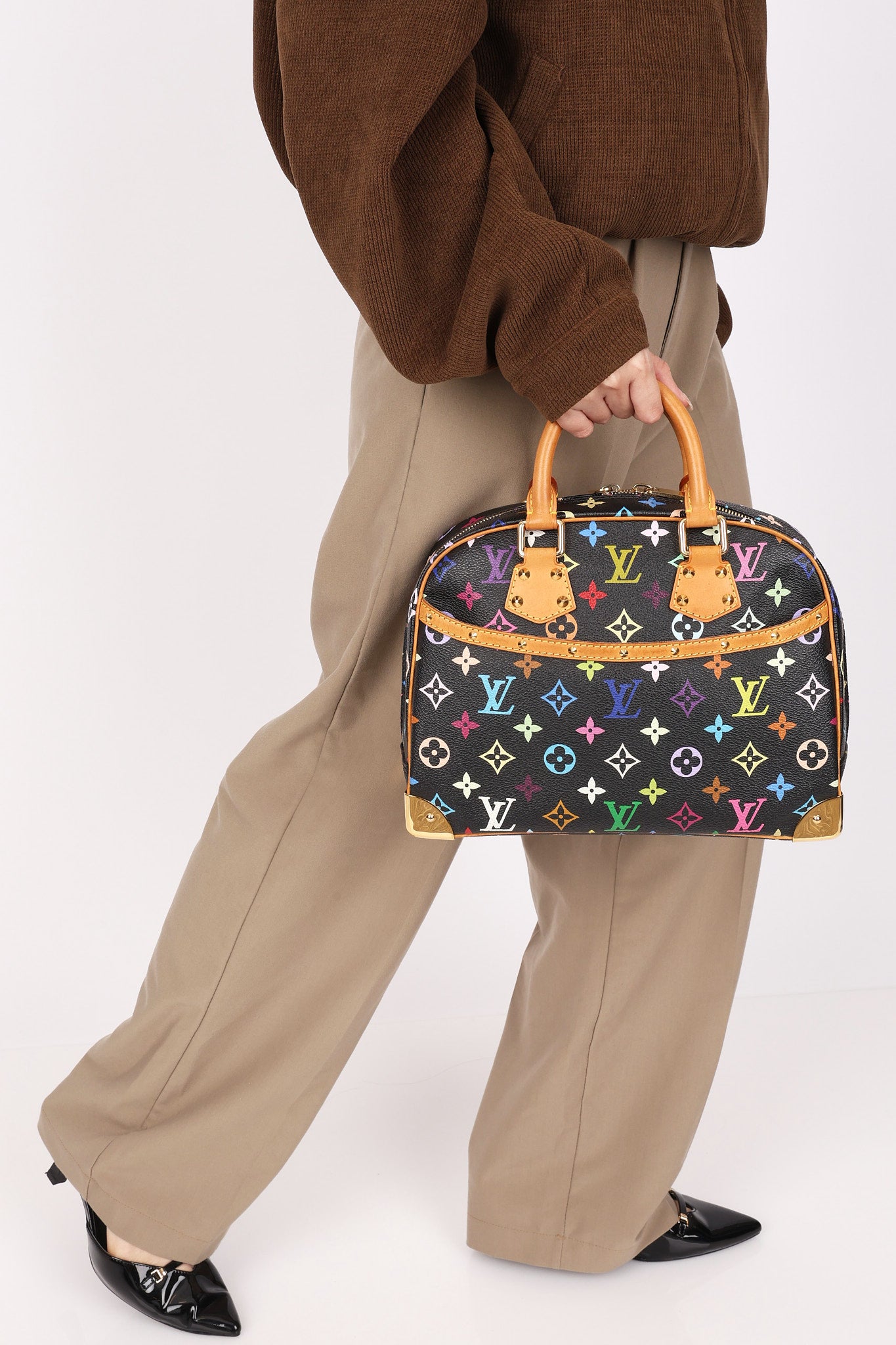 Louis Vuitton x Takashi Murakami Trouville Bag