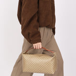 Celine Triomphe Shoulder Bag Coated Canvas