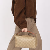 Celine Triomphe Shoulder Bag Coated Canvas