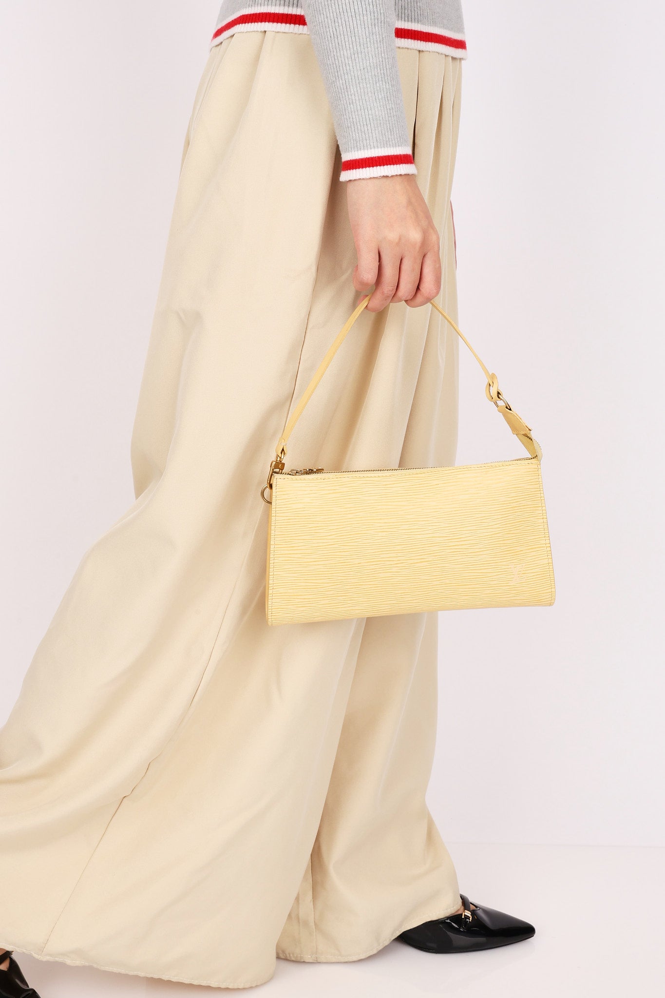 Louis Vuitton Epi Pochette Butter Yellow