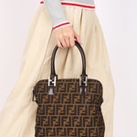 Fendi Zucca Top Handle Bag
