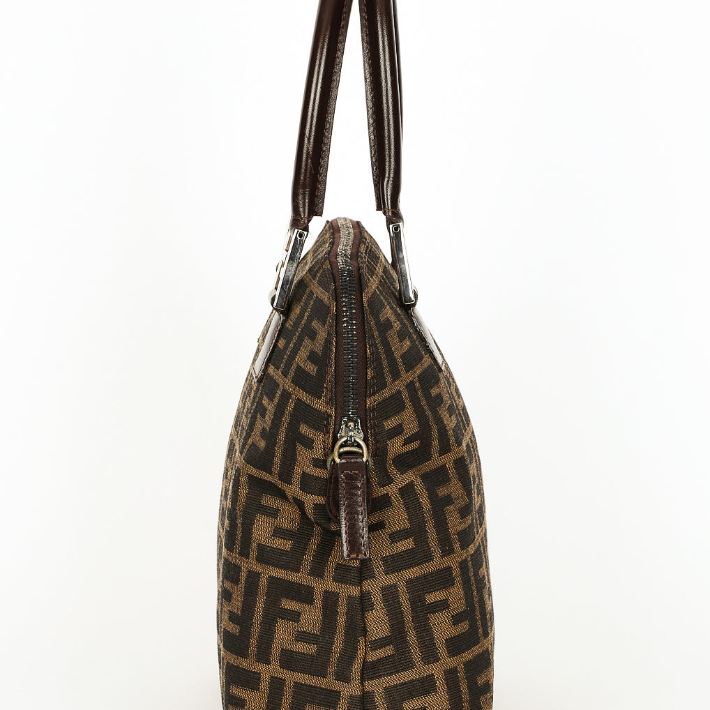 Fendi Zucca Top Handle Bag