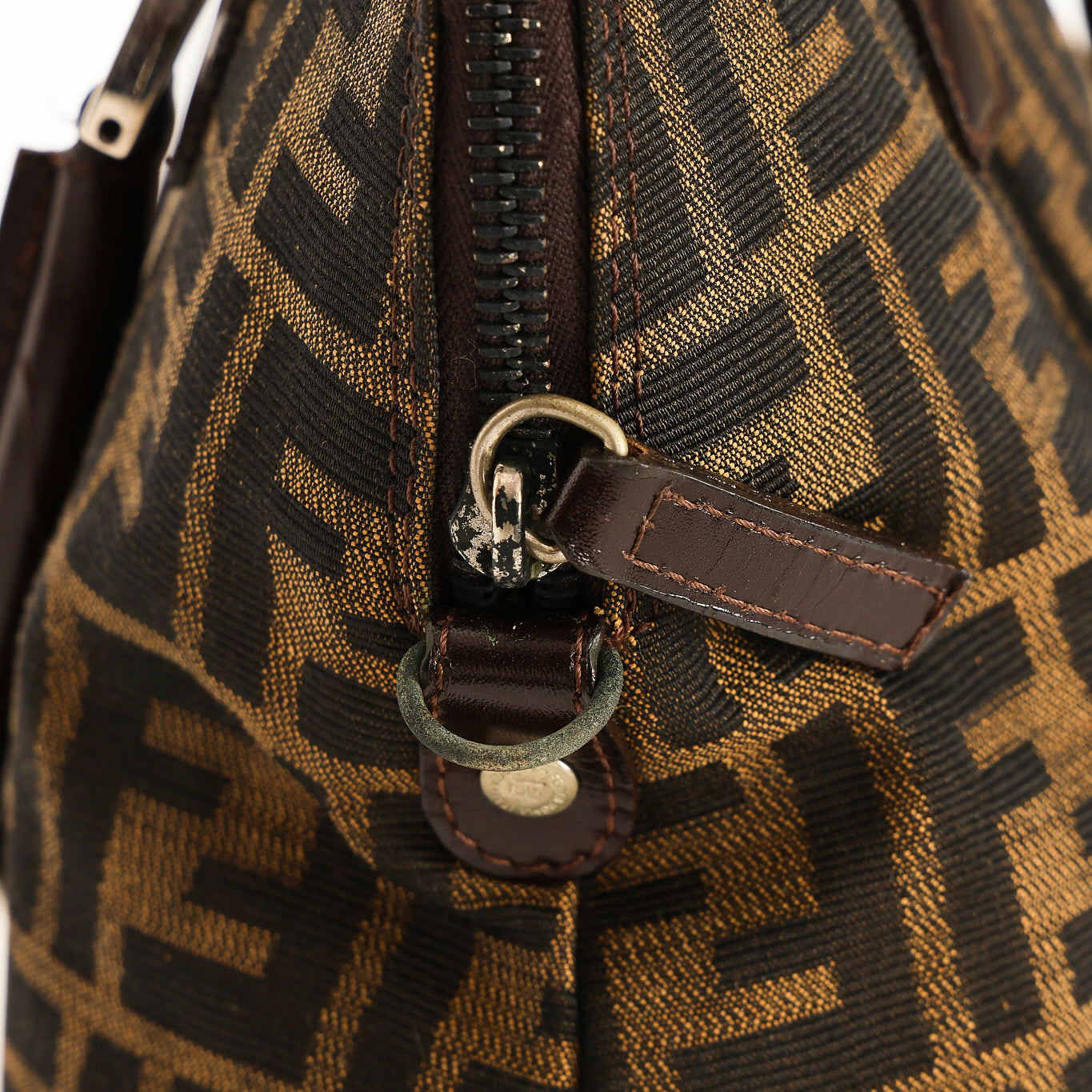 Fendi Zucca Top Handle Bag