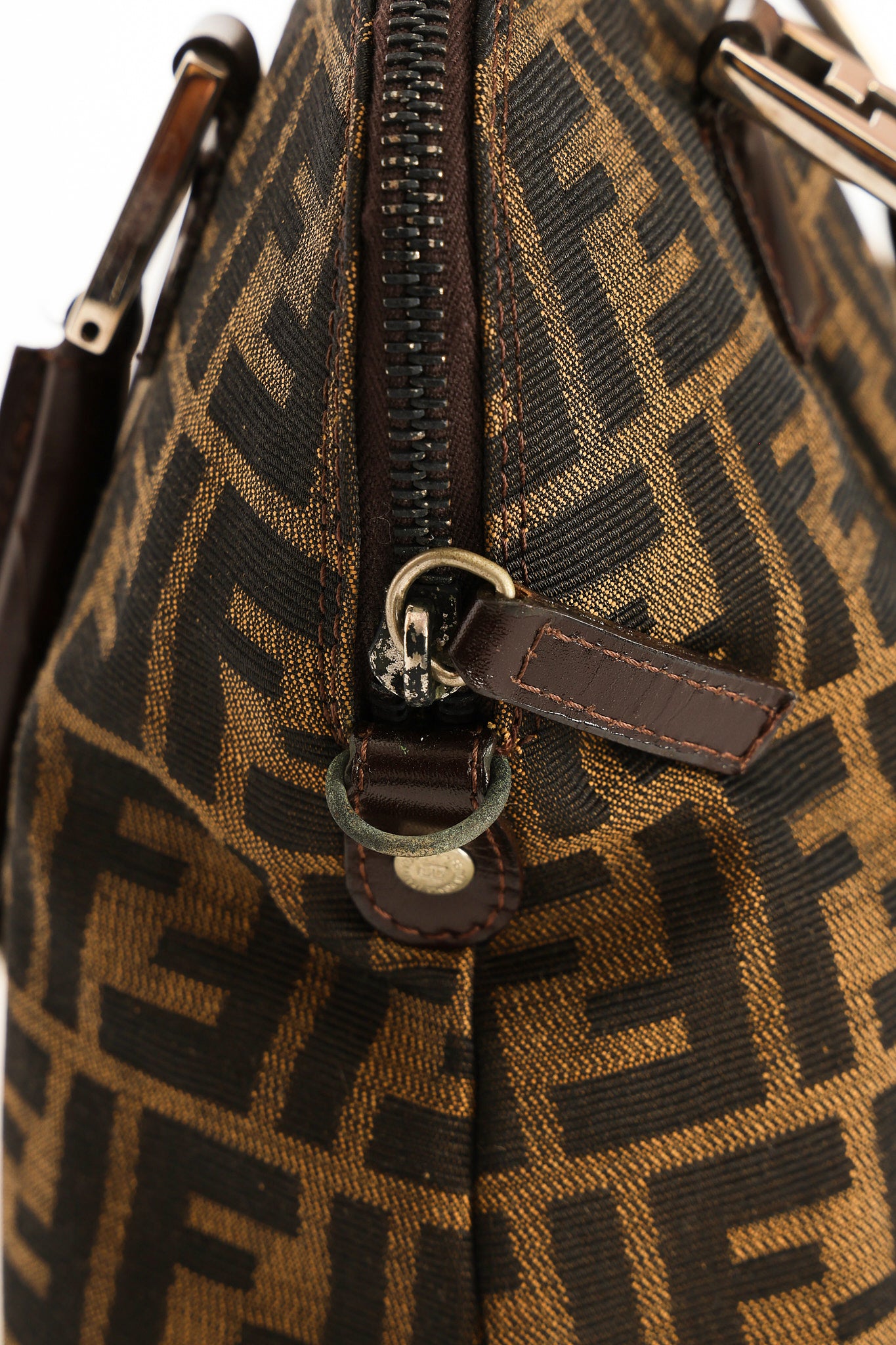 Fendi Zucca Top Handle Bag
