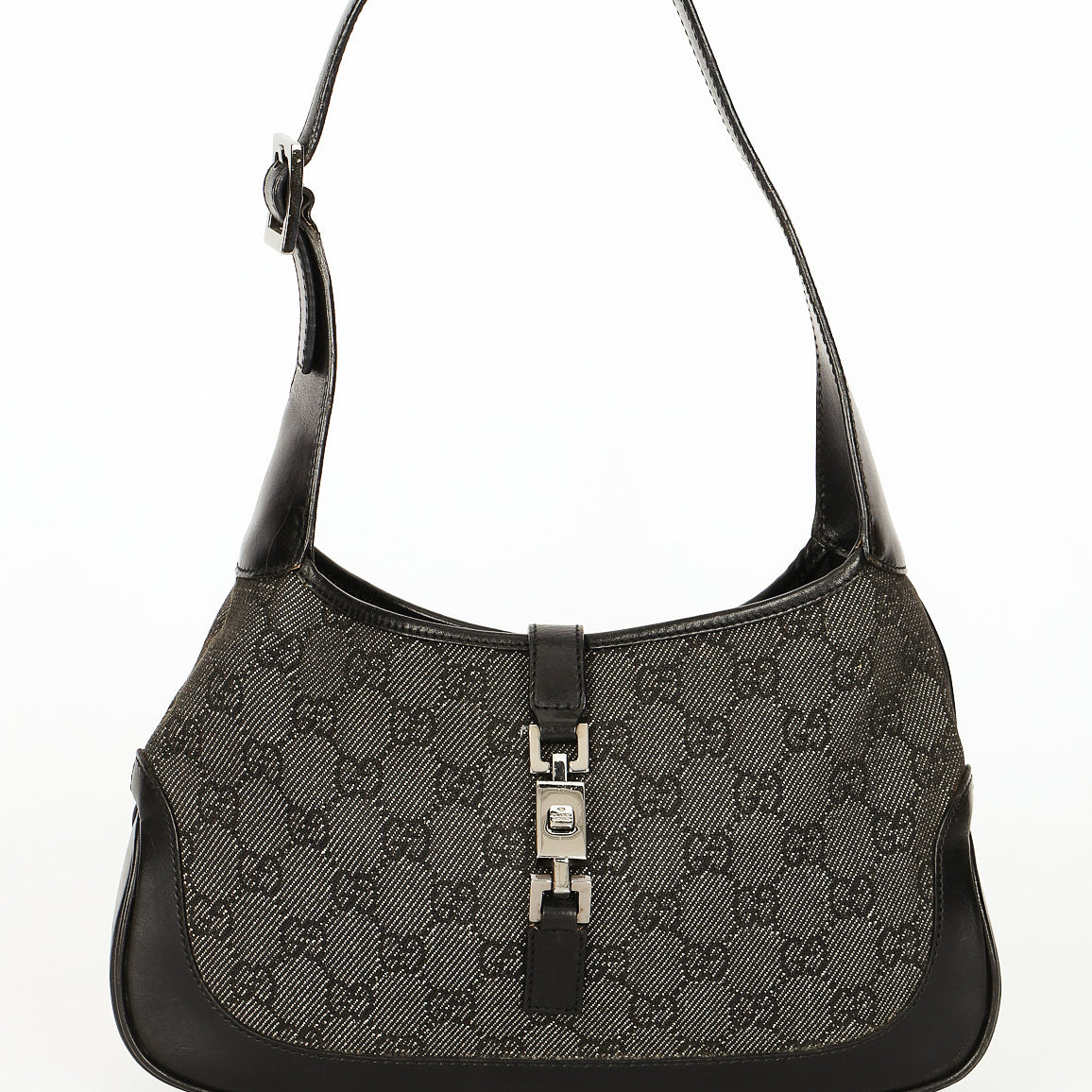 Gucci Monogram Denim Jackie Bag