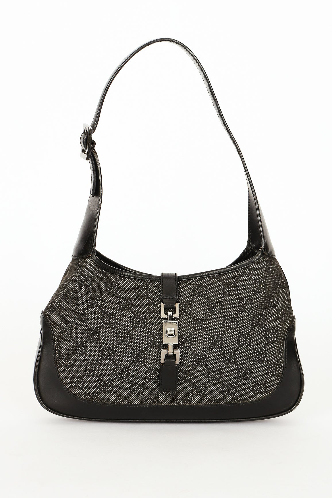 Gucci Monogram Denim Jackie Bag