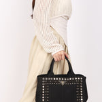 Prada Canapa Gemstone Studded Beaded Tote