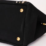 Prada Canapa Gemstone Studded Beaded Tote