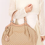 Gucci Medium Diamante Sukey Top Handle Bag