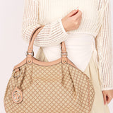 Gucci Medium Diamante Sukey Top Handle Bag