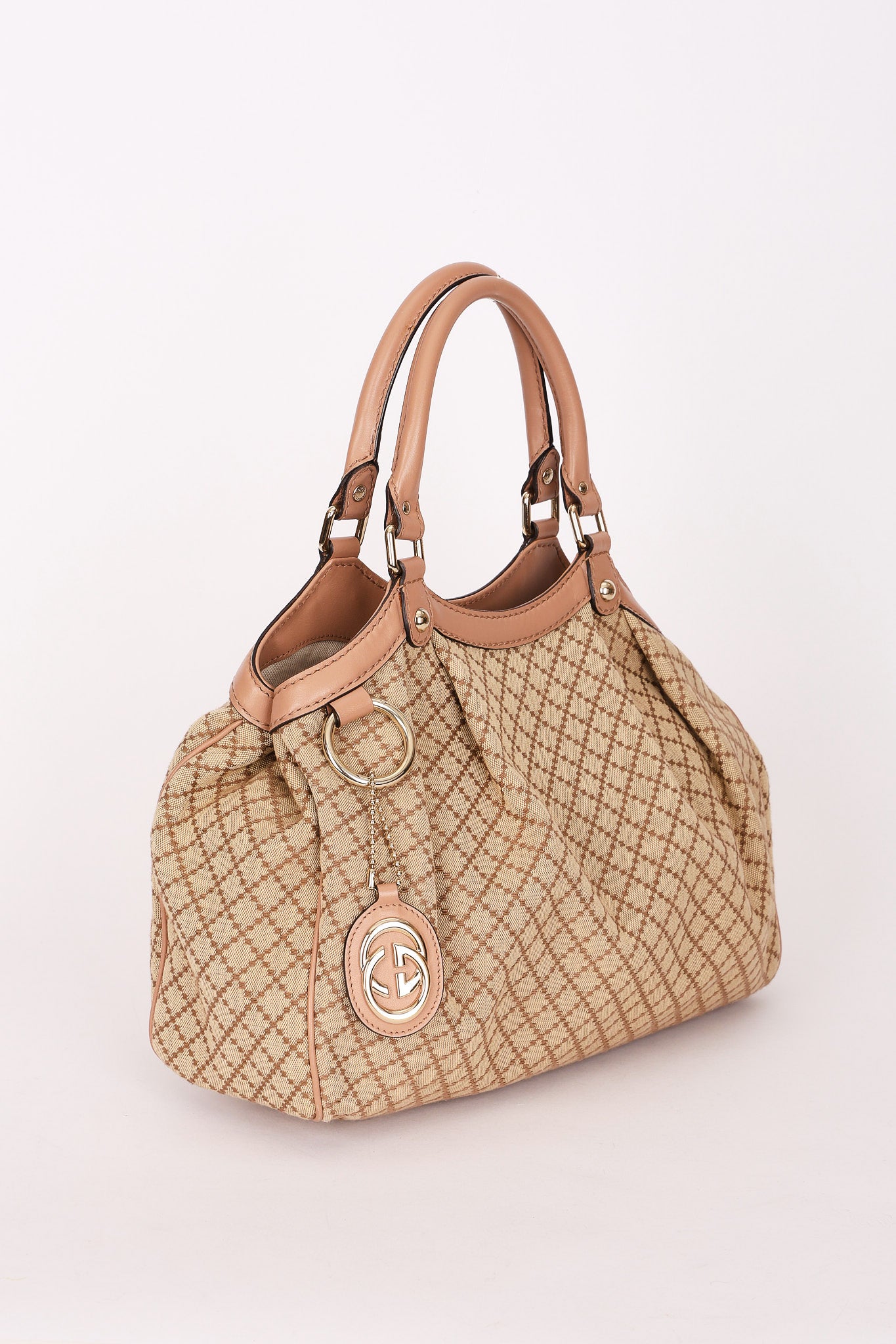 Gucci Medium Diamante Sukey Top Handle Bag