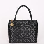 Chanel Timeless Medallion Tote Black Caviar GHW
