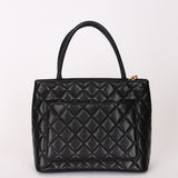 Chanel Timeless Medallion Tote Black Caviar GHW