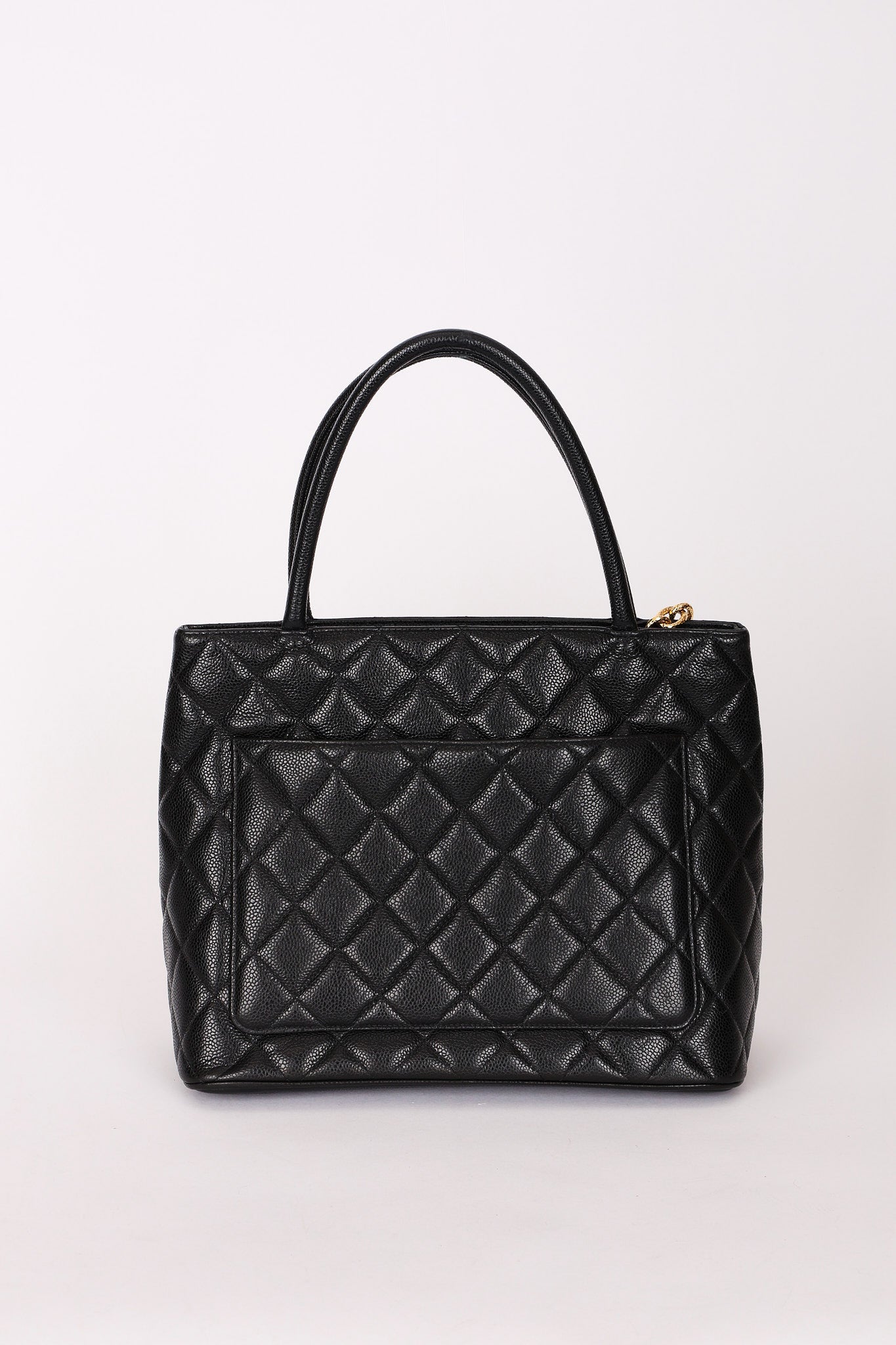 Chanel Timeless Medallion Tote Black Caviar GHW