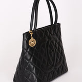 Chanel Timeless Medallion Tote Black Caviar GHW