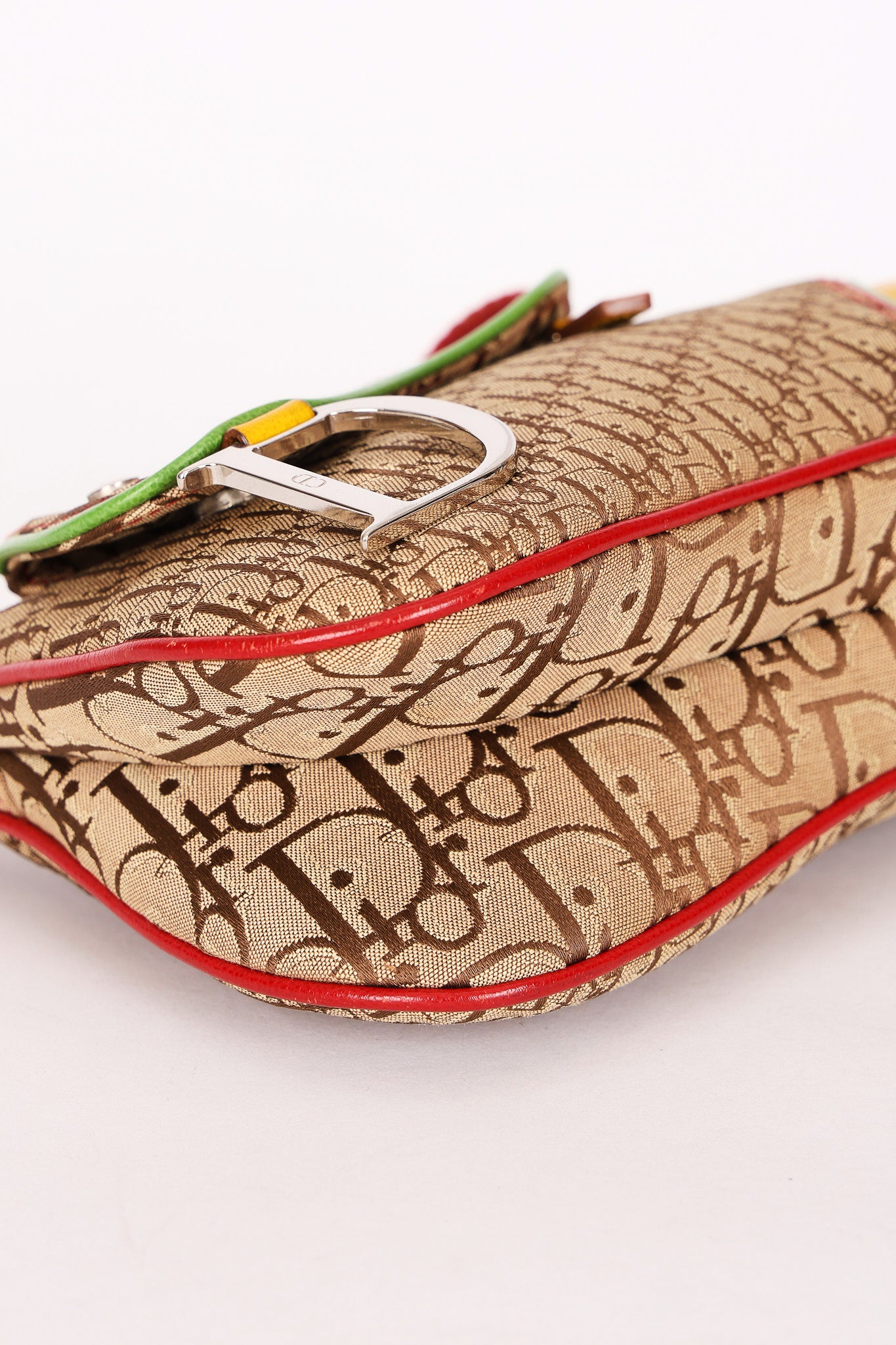 Christian Dior Rasta Trotter Saddle Bag