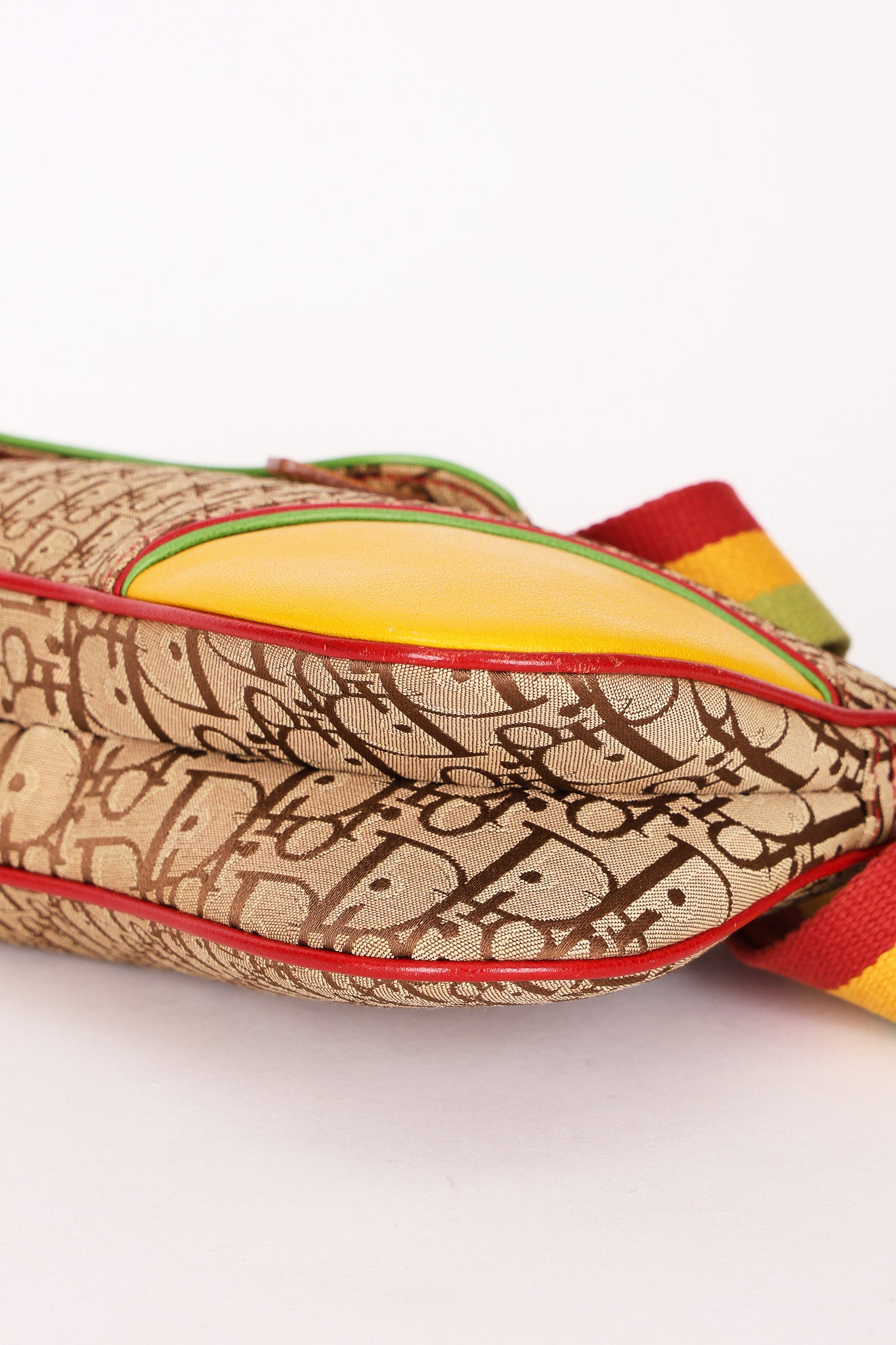 Christian Dior Rasta Trotter Saddle Bag