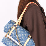 Louis Vuitton Monogram Remix Denim Papillon MM and Mini Papillon Set