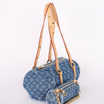 Louis Vuitton Remix Monogram Denim Papillon MM and Mini Papillon Set