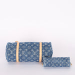 Louis Vuitton Remix Monogram Denim Papillon MM and Mini Papillon Set