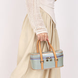 Louis Vuitton Monogram Vernis Shoulder Bag Baby Blue