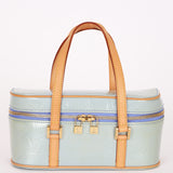 Louis Vuitton Monogram Vernis Shoulder Bag Baby Blue