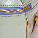 Louis Vuitton Monogram Vernis Shoulder Bag Baby Blue