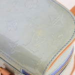 Louis Vuitton Monogram Vernis Shoulder Bag Baby Blue