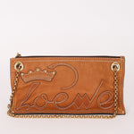 Loewe Stitched Shoulder Bag Tan Nubuck