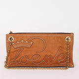 Loewe Stitched Shoulder Bag Tan Nubuck