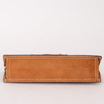 Loewe Stitched Shoulder Bag Tan Nubuck