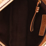 Loewe Stitched Shoulder Bag Tan Nubuck