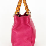 Gucci Small Bamboo Shopper Tote Magenta