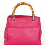 Gucci Small Bamboo Shopper Tote Magenta