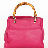 Gucci Small Bamboo Shopper Tote Magenta
