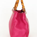 Gucci Small Bamboo Shopper Tote Magenta