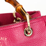 Gucci Small Bamboo Shopper Tote Magenta