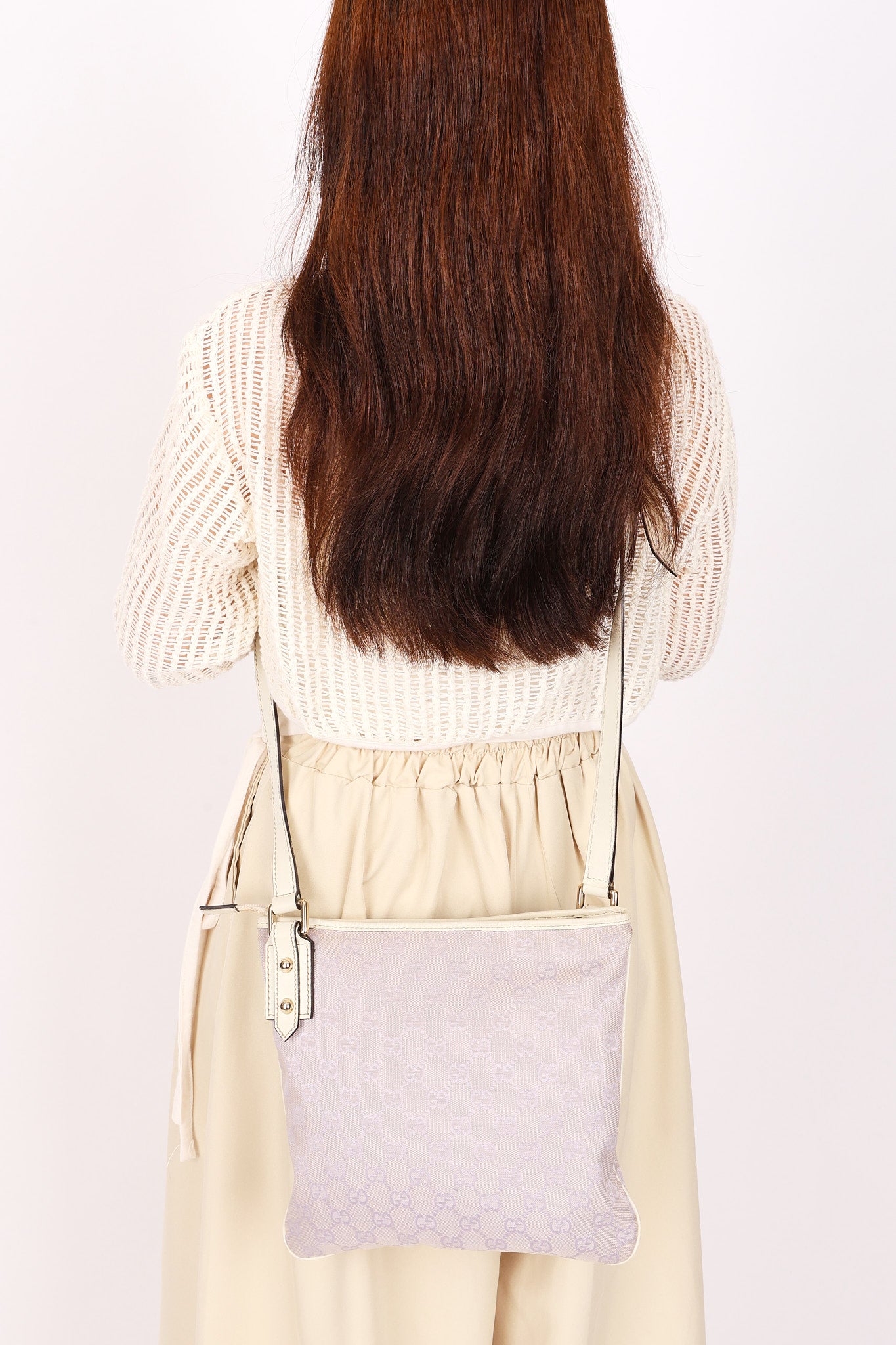 Gucci Monogram Crossbody Bag Lilac