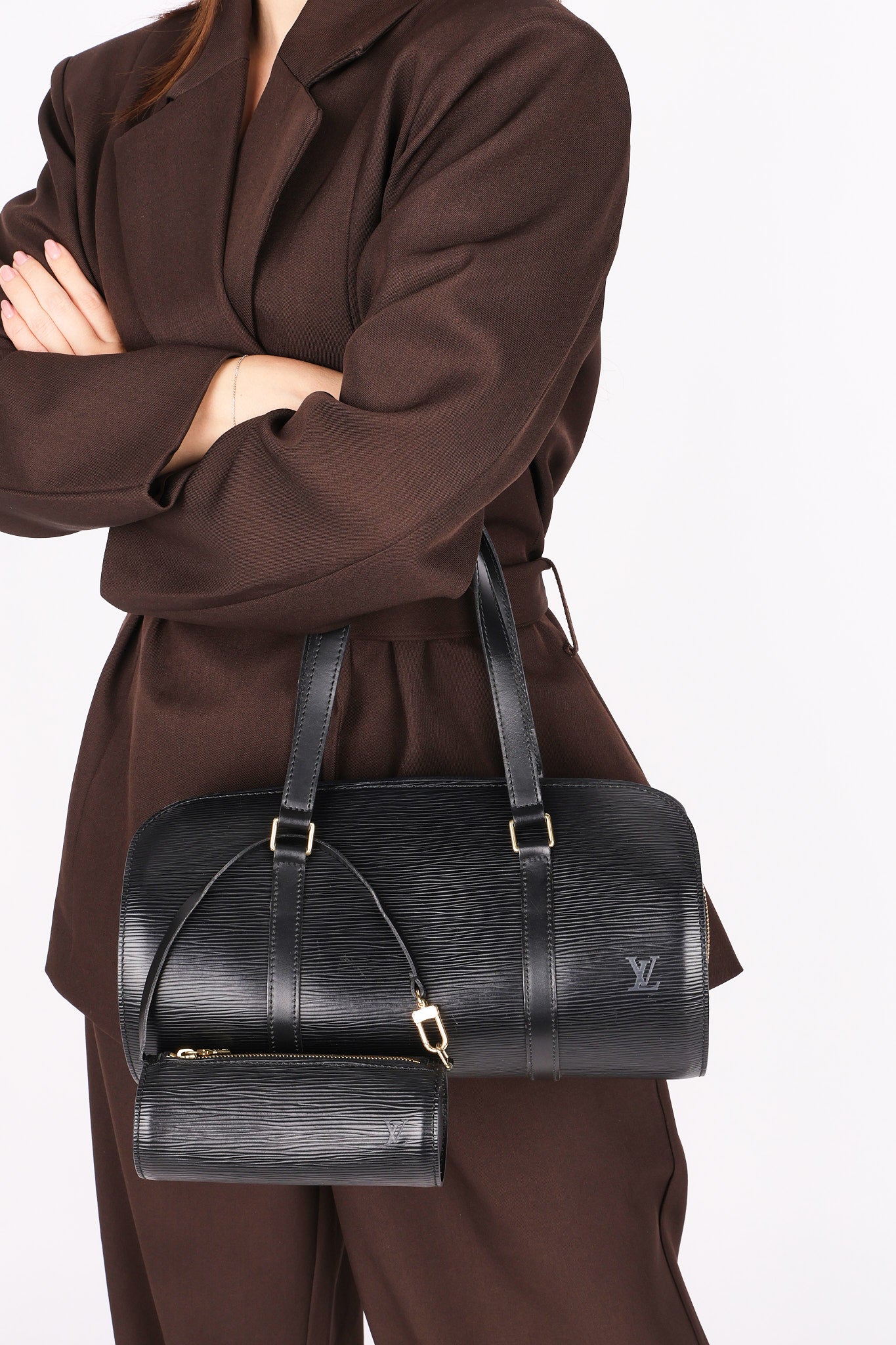 Louis Vuitton Epi Soufflot with Mini Papillon
