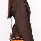 Fendi Mini Embossed Baguette Pouch