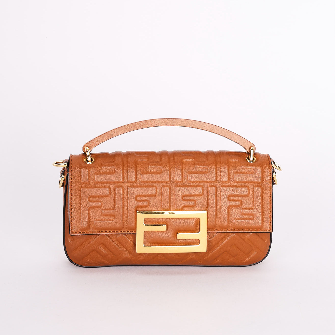 Fendi Mini Embossed Baguette