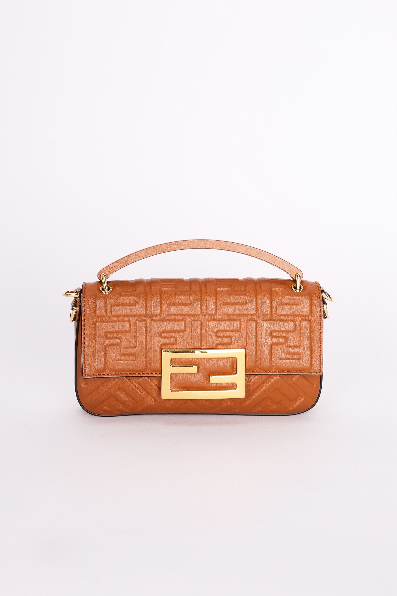Fendi Mini Embossed Baguette