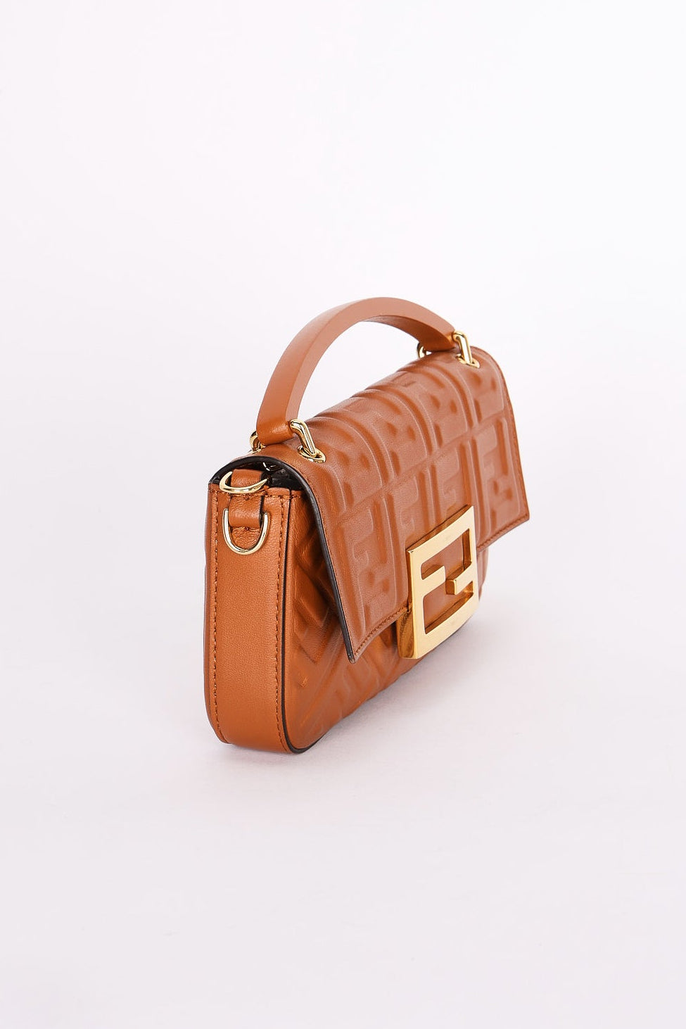 Fendi Mini Embossed Baguette