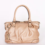 Gucci Sukey Shoulder Bag Rose Gold Metallic