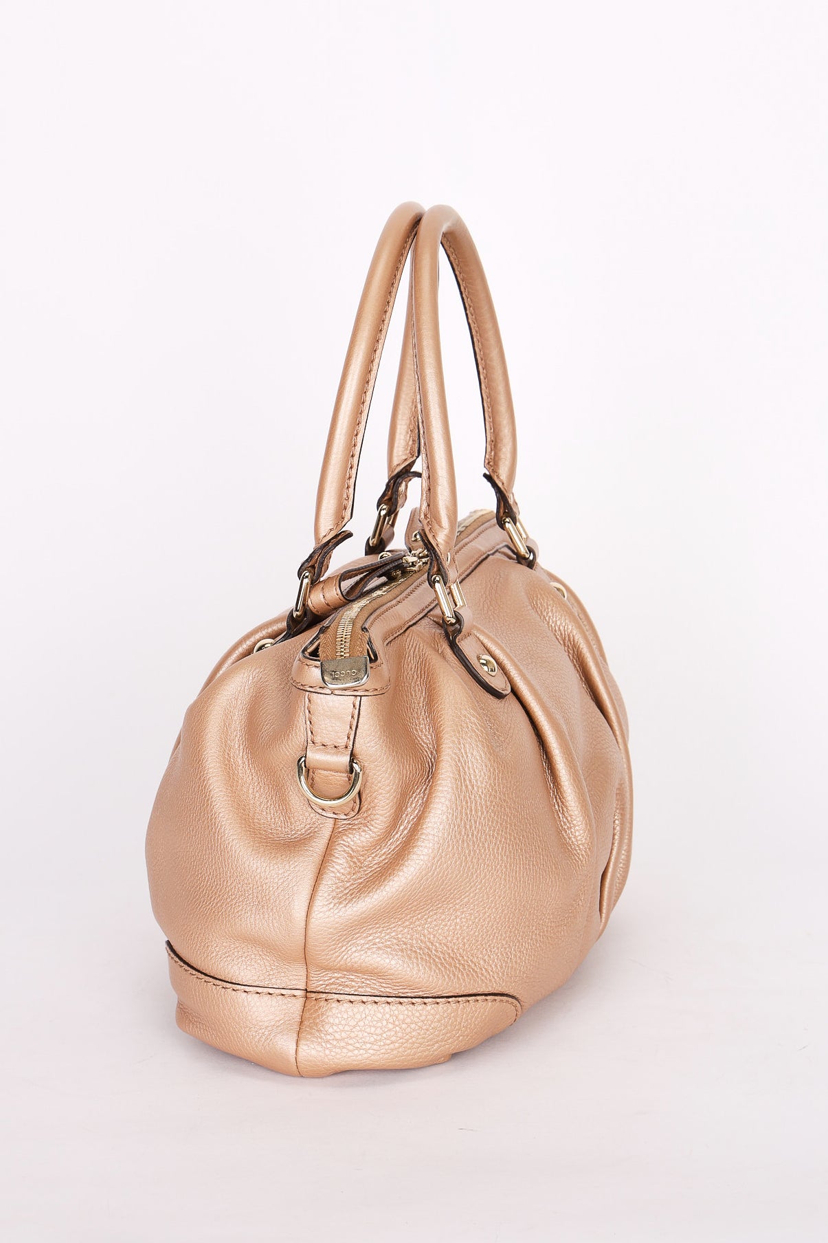 Gucci Sukey Shoulder Bag Rose Gold Metallic