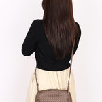 Bottega Veneta Intrecciato Nodini Shoulder Bag Taupe