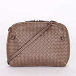 Bottega Veneta Intrecciato Nodini Shoulder Bag Taupe