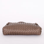 Bottega Veneta Intrecciato Nodini Shoulder Bag Taupe