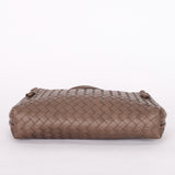 Bottega Veneta Intrecciato Nodini Shoulder Bag Taupe